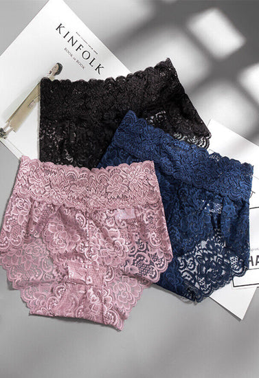 Women's Beautiful Lace Panties Pack (of 3)