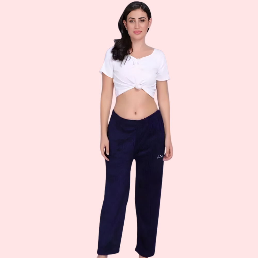 Ladies Woolen Winter Warm Pajama Pack of 2 by LADYLUSTRA