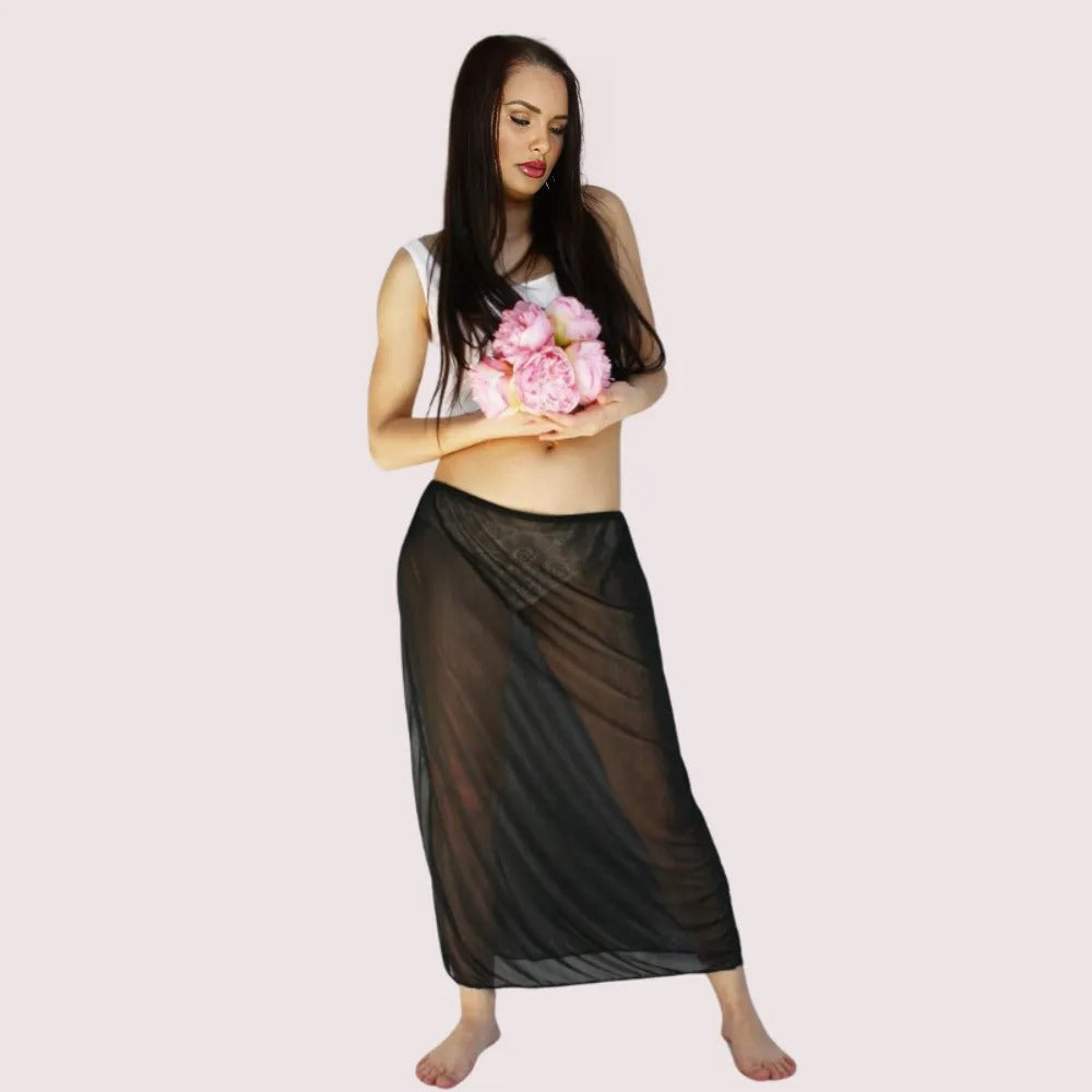 Twilight Elegance Sheer Underskirt – Plus Size by LADYLUSTRA