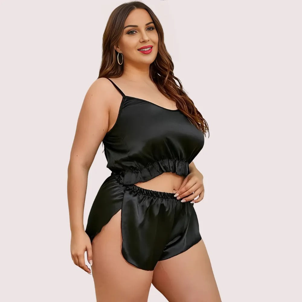 Luxe Lounge Cami Top & Shorts – Extra Plus Size by LADYLUSTRA