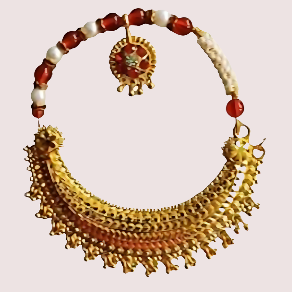 Uttarakhand Pahadi Tehri Nath Classic Traditional Design by LADYLUSTRA