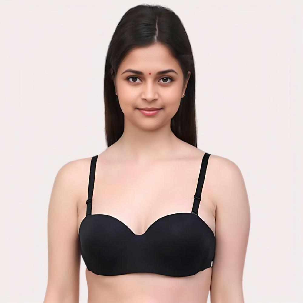 Silken Lift Demi Cup Underwired Support Bras – Pack of 2 (Assorted Colors) lingerie by LadyLustra