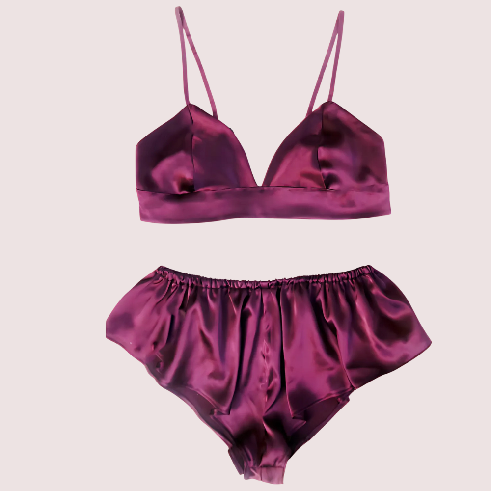 Women's Classic Pure Silk Bra Set For Women | LADYLUSTRA