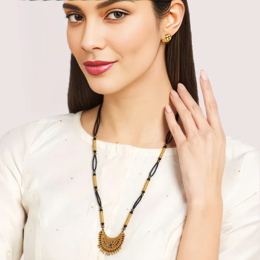 Divine Harmony Gold Mangalsutra by LADYLUSTRA