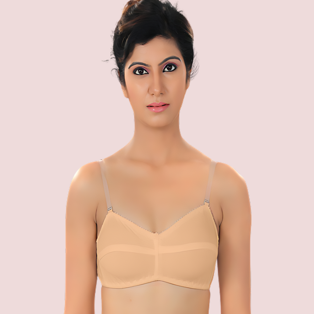 ♥Cool Creamy Transparent Strap Bra(Pk Of 2) by LADYLUSTRA