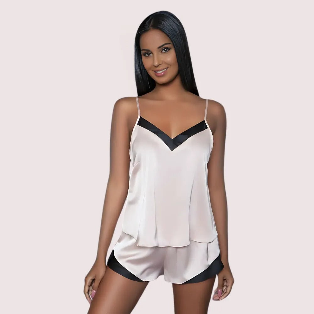 Luxe Silk Satin Cami & Shorts Set by LADYLUSTRA