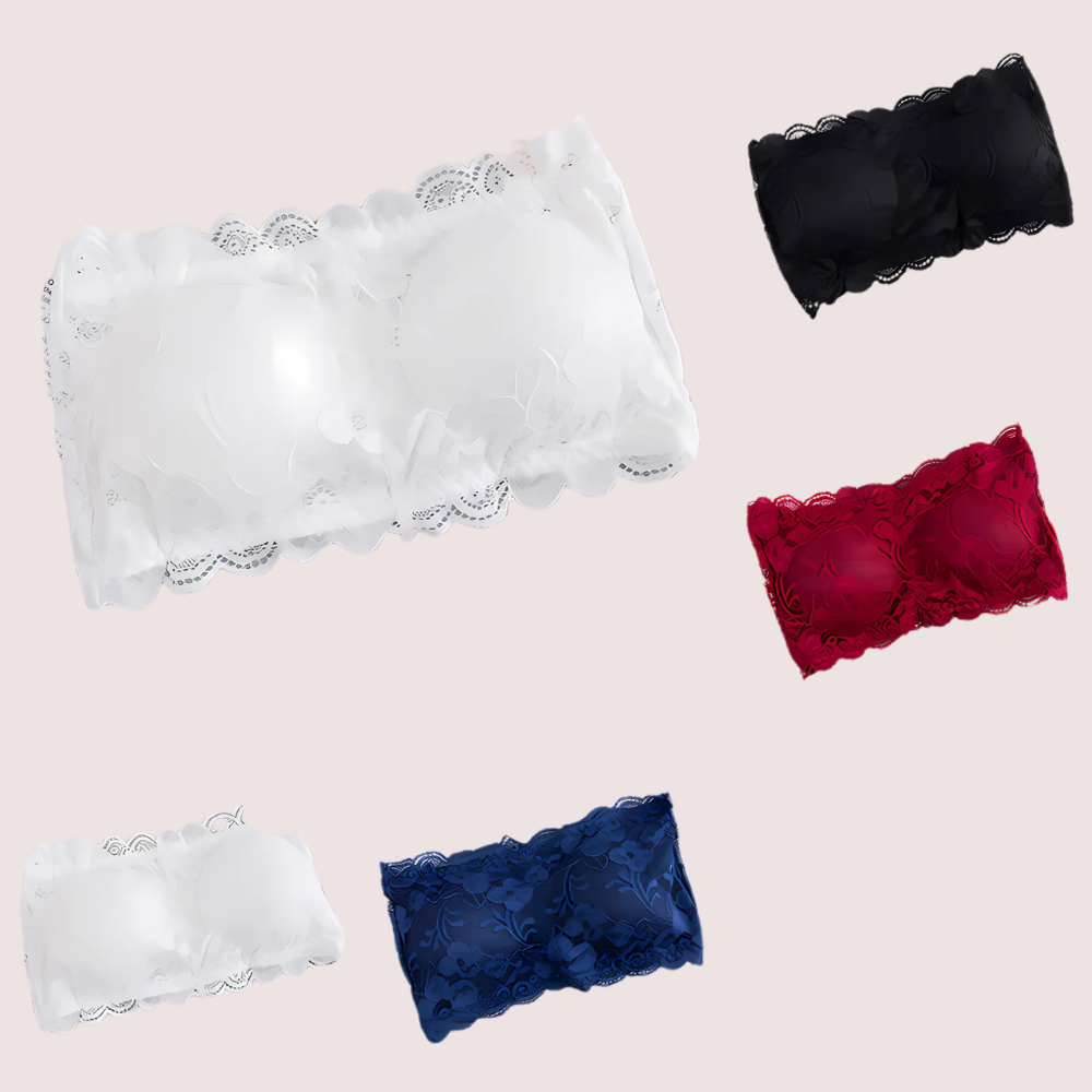 2 Pack sexy lace padded tue bra by LADYLUSTRA