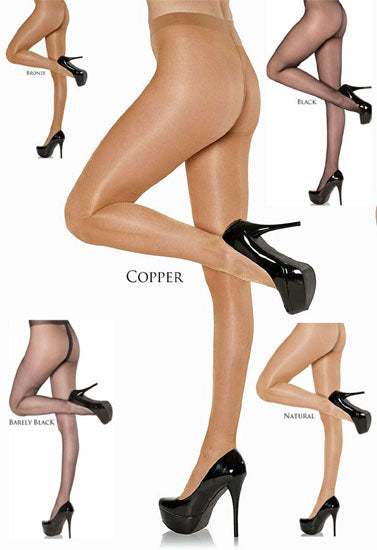 4 pairs Gloss Sheer to Waist Tights Pantyhose by LADYLUSTRA