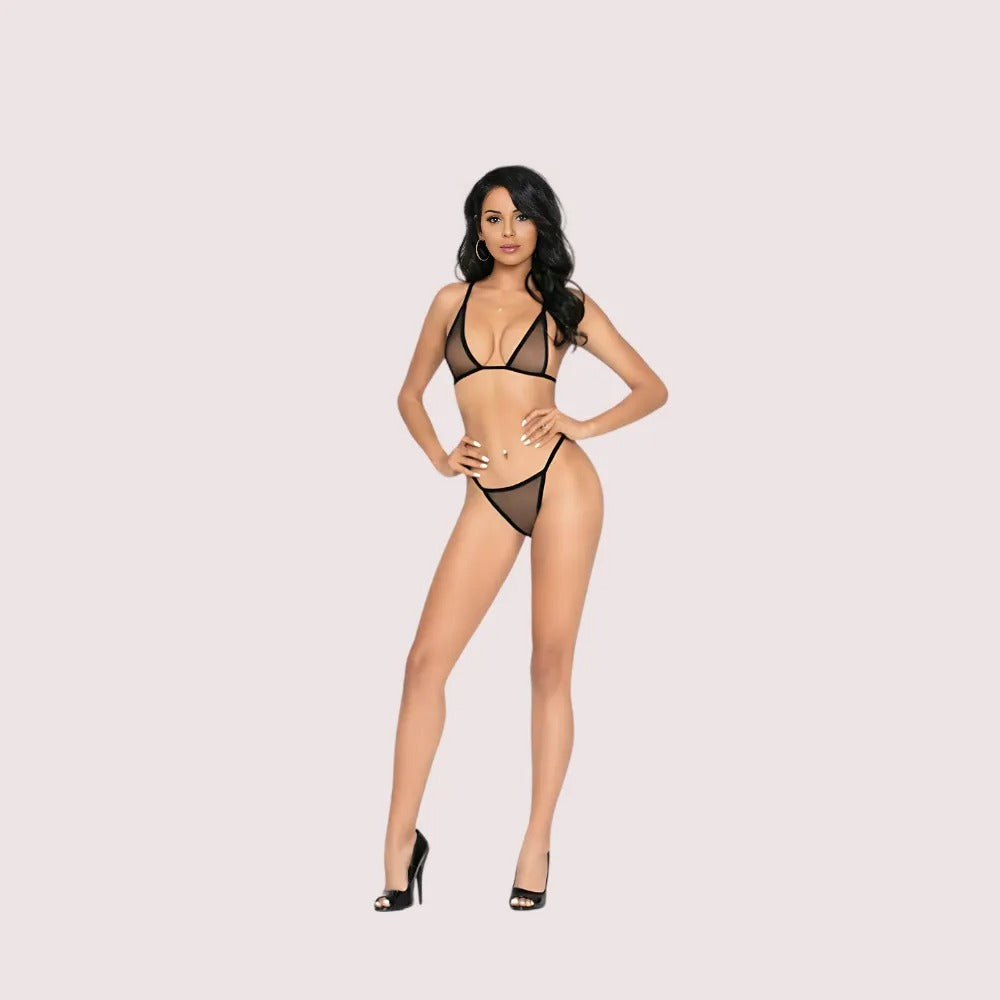 Women's Micro Bra and Thong Set | LADYLUSTRA
