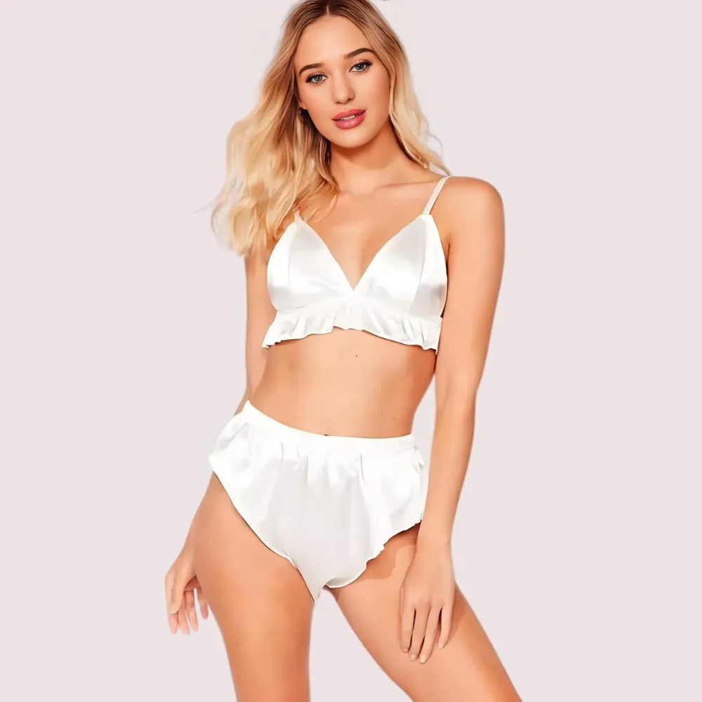 Stylish Pure Silk Bra Set for Modern Women by LADYLUSTRA