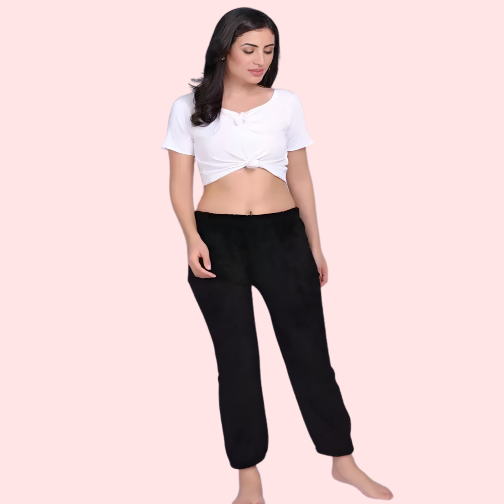Women’s Stylish Fleece Warm Pajamas – Pack of 2 by LADYLUSTRA