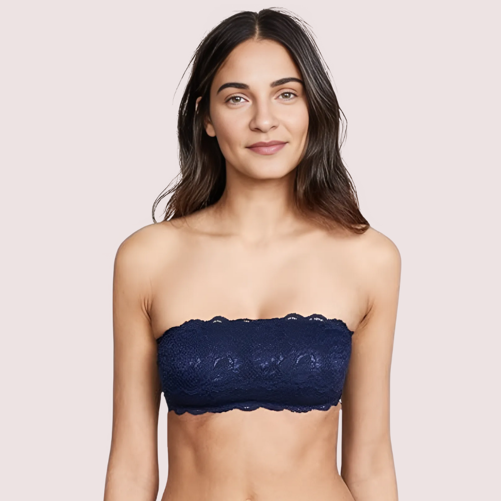 Sexy Tube Bandeau Bra Top in Striking Cobalt by LADYLUSTRA