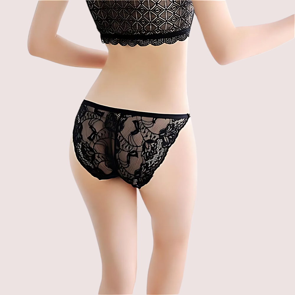 Sexy Black lace Panty by LADYLUSTRA