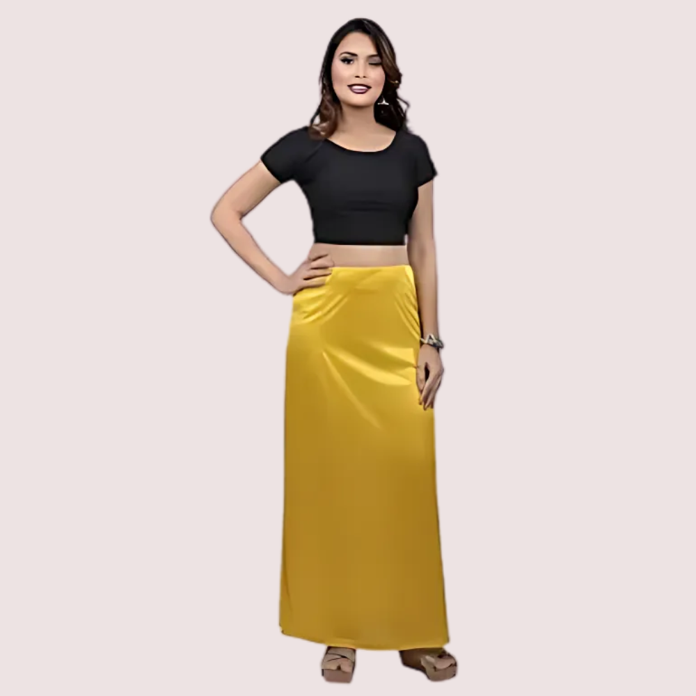 Silk Saree's Slip Underskirt Indian Coating for Sari lingerie by LadyLustra