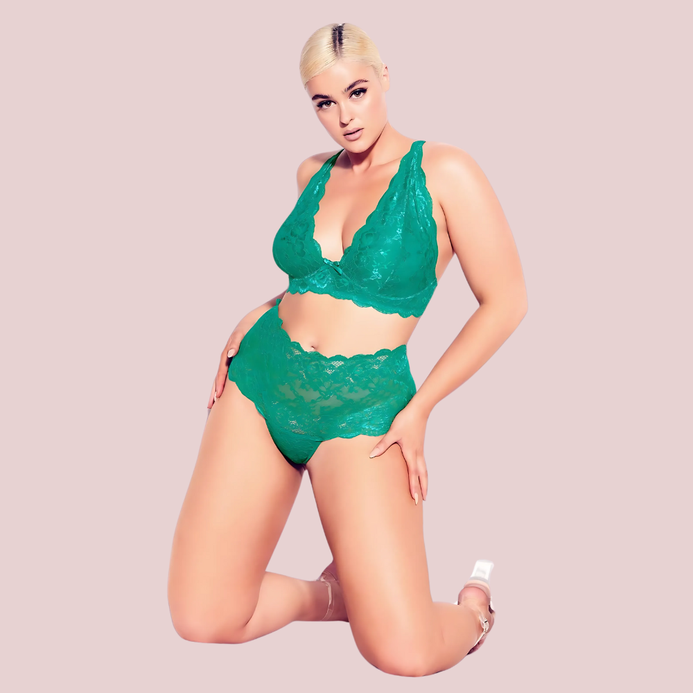 Regal Charm Plus Size Bralette Set - 2 Pack lingerie by LadyLustra