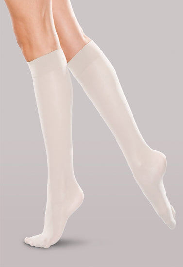 "Trick or Treat" Print Very Soft Shogren Hosiery Knee High by LADYLUSTRA