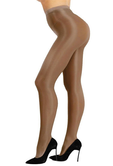 Silk Reflections beige Control Top Pantyhose by LADYLUSTRA