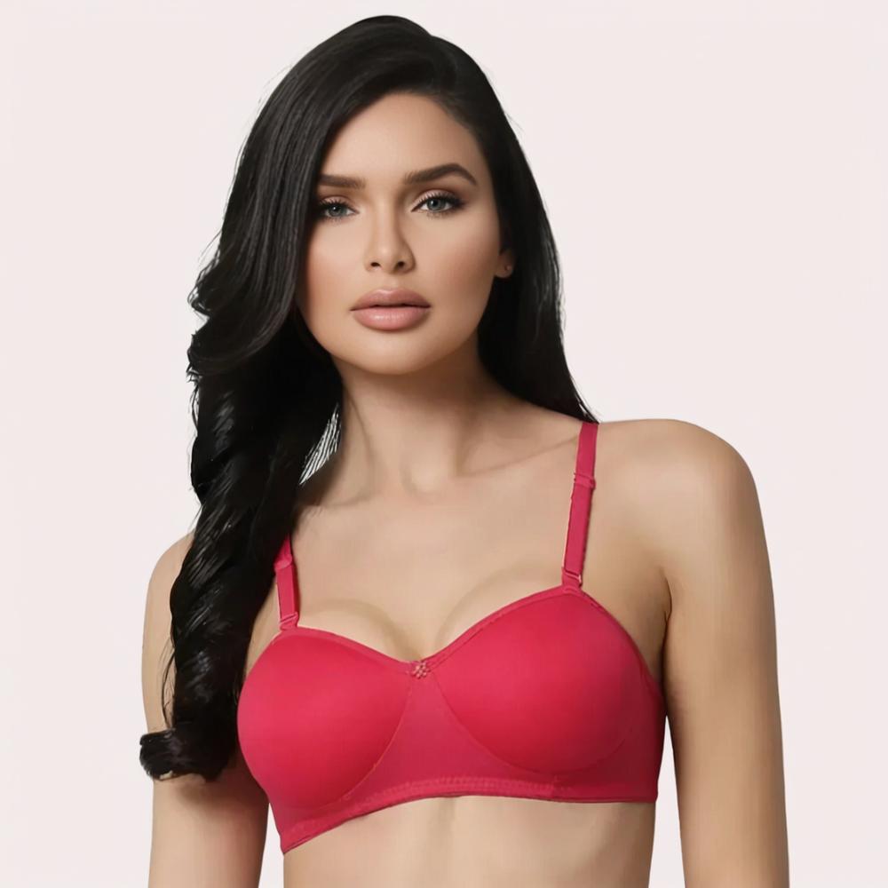 Fairy Kiss Lightly Padded Bra – Red lingerie by LadyLustra