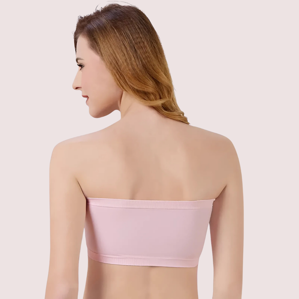 Pack of 2- Seamless Padded Tube Top Bras